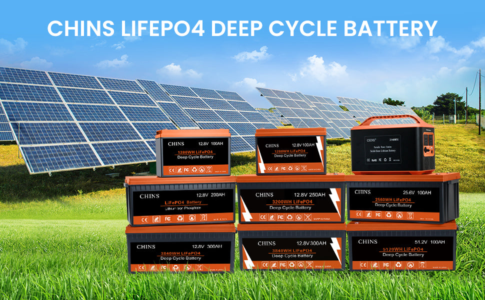 CHINS Bluetooth LiFePO4 Battery 36V 100AH Lithium Battery Perfect for Golf  Carts, Boat, Peak Current 500A, Mobile Phone APP Monitors Battery