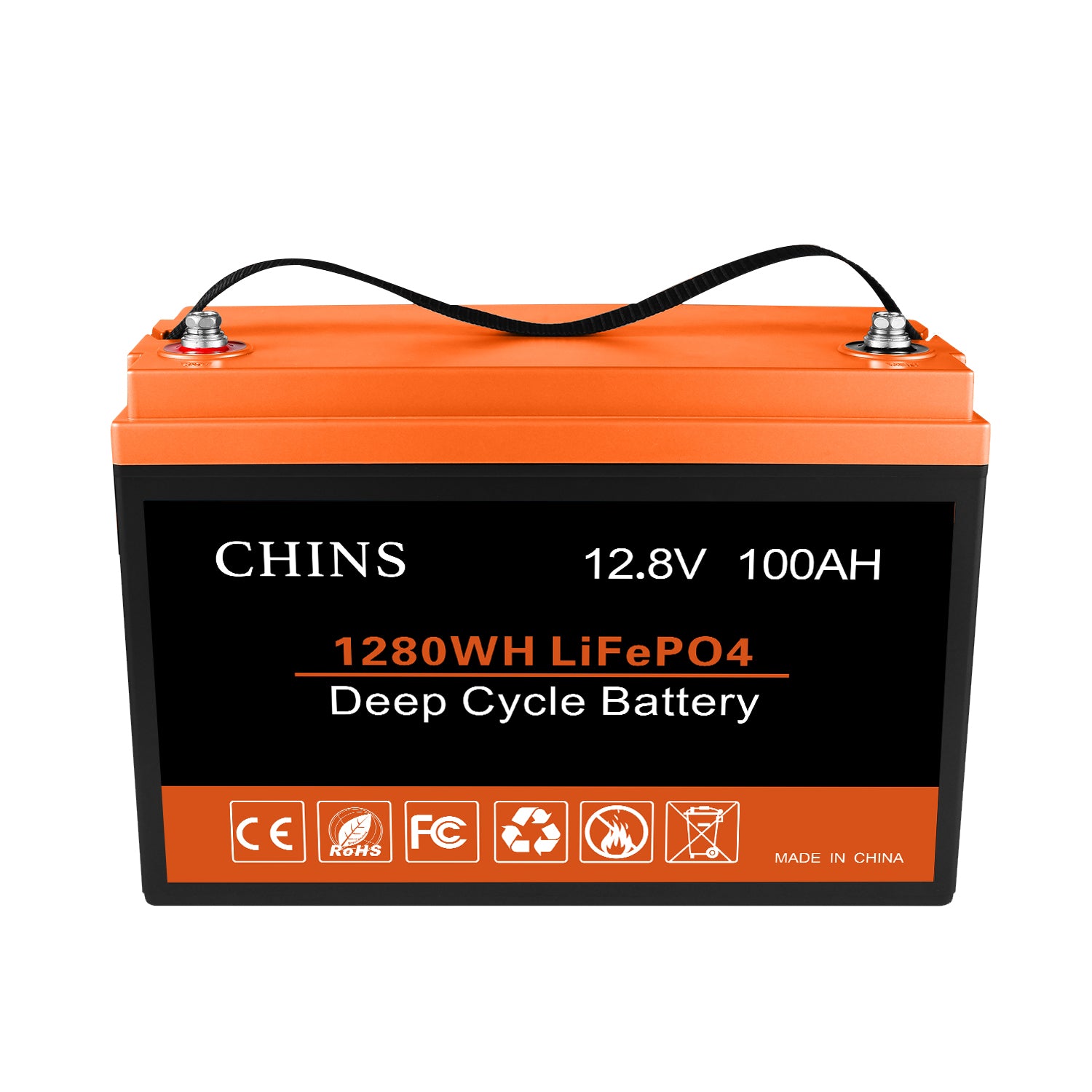 12V 100Ah deep cycle lithium ion batteries BMS built-in Long life